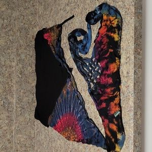 Kathmandu Imports TieDye Halter Top & Skirt